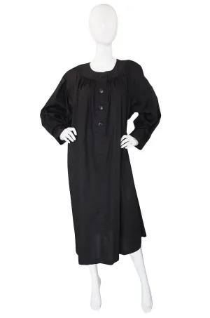 1980s Yves Saint Laurent Painters Smock Dress