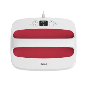 Cricut EasyPress 2 Raspberry 12"x10" | Heat Press Portable Lightweight Thick Heat Plate USB