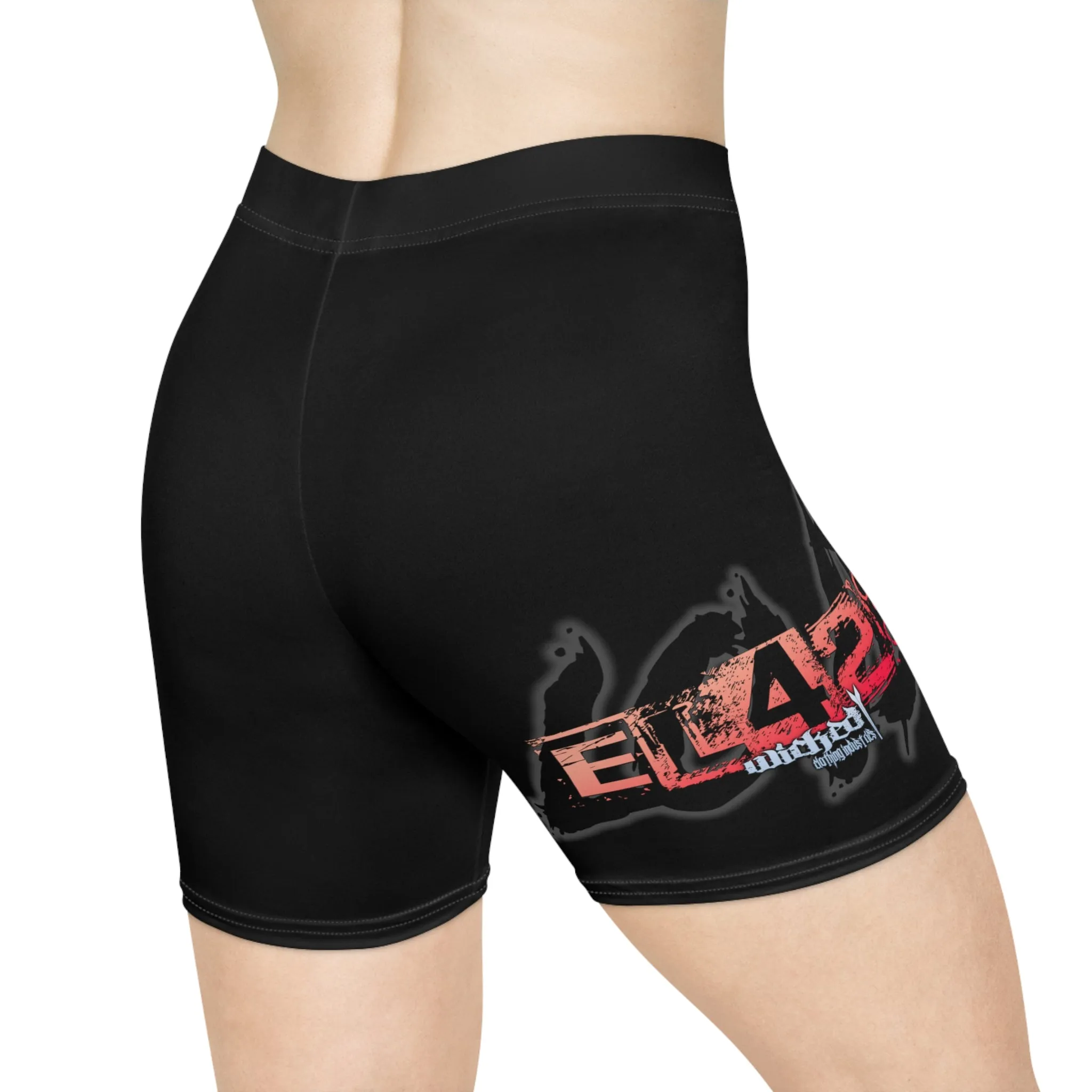EL423 Wicked Love  Biker Shorts