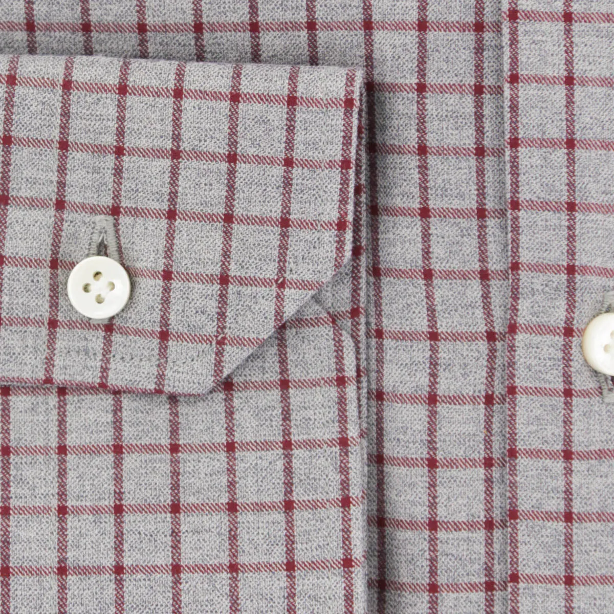 Finamore Napoli Gray Shirt - Slim