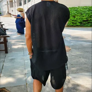 INSTOCK-Casual sweater suit loose short-sleeved T-shirt shorts