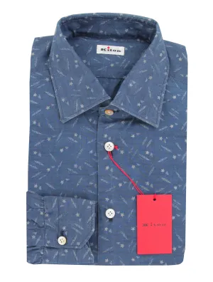 Kiton Blue Shirt - Slim
