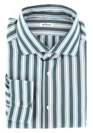 Kiton Dark Green Shirt - Slim