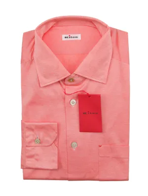 Kiton Orange Shirt - Slim