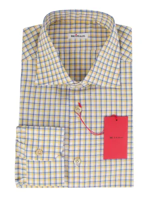 Kiton Yellow Shirt - Slim