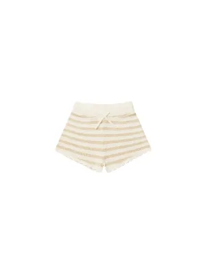 Knit Shorts - Sand Stripes