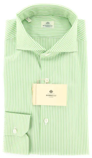 Luigi Borrelli Green Shirt - Extra Slim