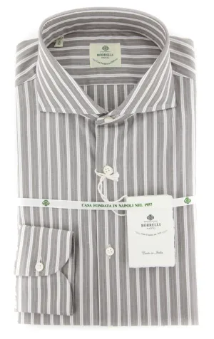 Luigi Borrelli Light Brown Shirt - Slim