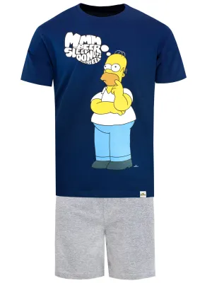 Mens Homer Simpson Short Pajamas