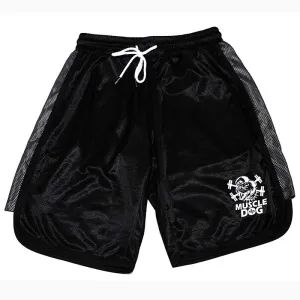 MuscleDog Knee Length Workout Shorts