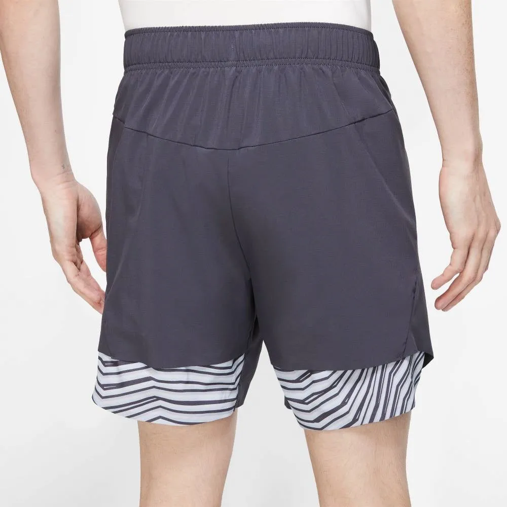 Nike Men's Dri-FIT Slam Short (Navy/White)