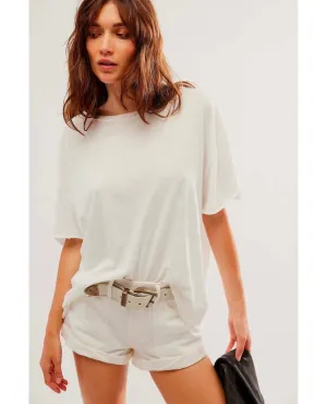 Nina Vintage Tee Ivory