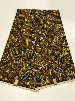 Olive Color Body Print Forest Designed Original