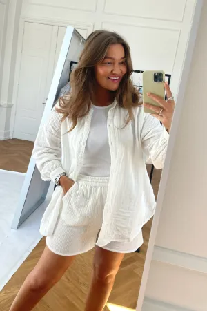 ONLThyra Oversized Skjorte - Hvid