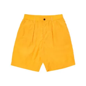 Pleated Track Short, Orange