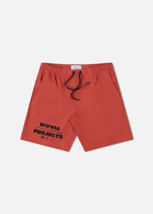 RIVVIA CLASSIC PURSUIT DAILY RIDE SHORT - TERRACOTTA