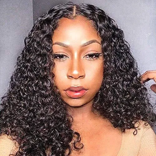 Short bob curly natural black big bouncy soft fluffy kinky curly heat resist synthetic wig