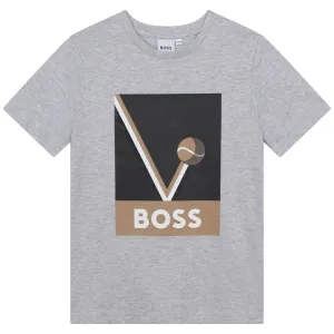 Short Sleeves Tee-Shirt - Chine Grey